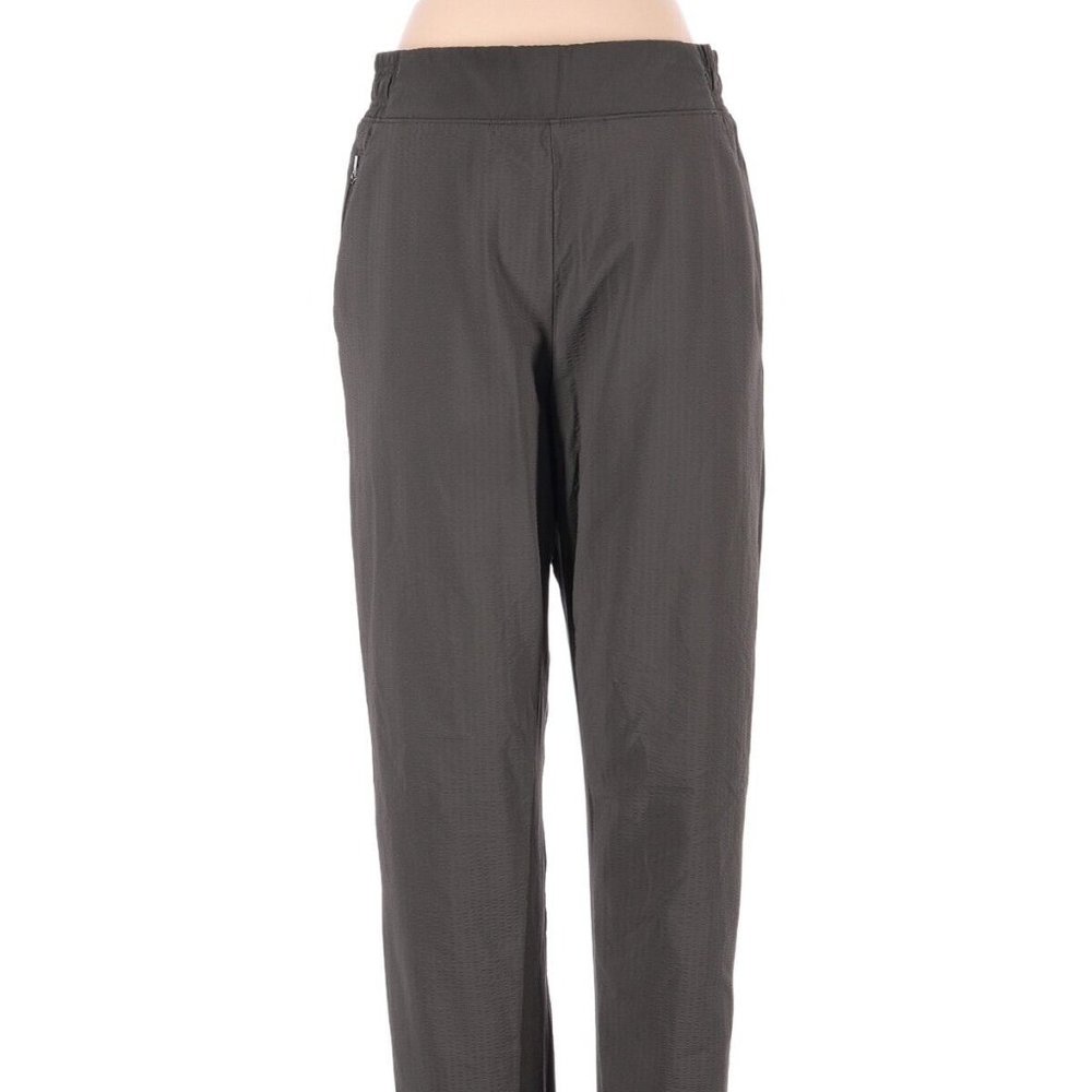 Athleta Pants Sz 6 Brooklyn Jogger Olive Textured  Athleisure Travel #566689